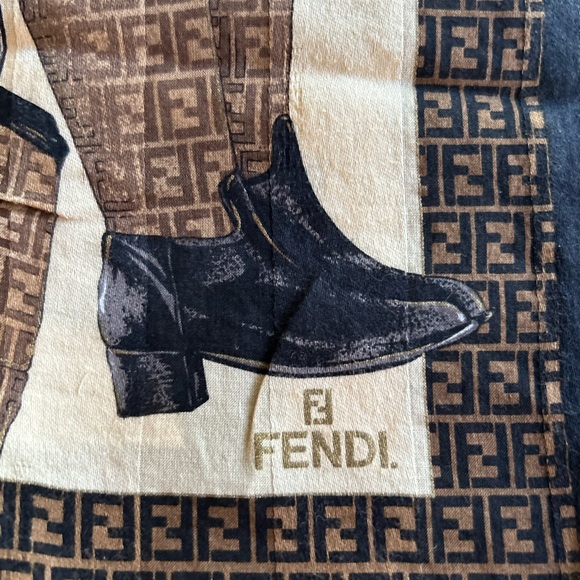 FENDI Handkerchief Scarf - Picture 4 of 5